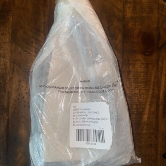 New NWT Anthropologie Urban Outfitters Liberty Sling Bag Blue Vegan Leather - Picture 5 of 6